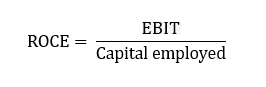 Return on Capital Employed Formula